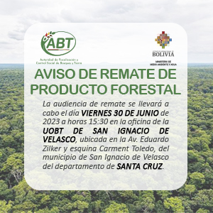 movimiento tierras santa cruz Autoridad de Fiscalización y Control Social de Bosques y Tierra - ABT Santa Cruz